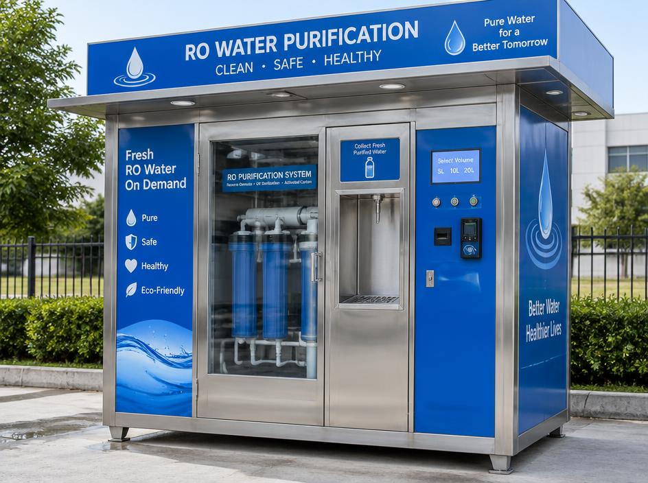 Automated RO Water Vending Machine